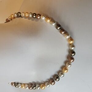 Honora | Multicolor Pearl |  Necklace 16" Chocker Adjustable